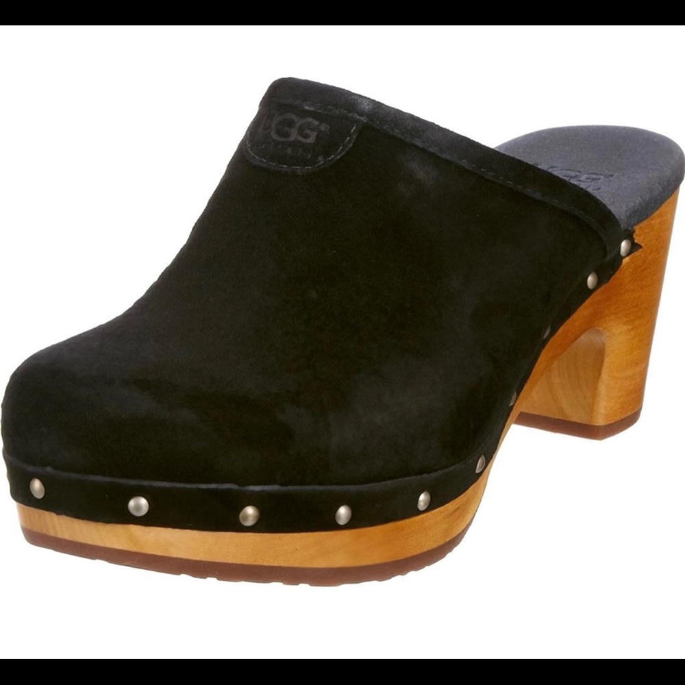UGG Abbie Suede Clogs